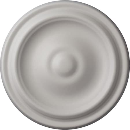 Ekena Millwork Maria Ceiling Medallion (Fits Canopies up to 1 3/4"), 9 5/8"OD x 1 1/8"P, Ultra Pure White CM09MAUWF